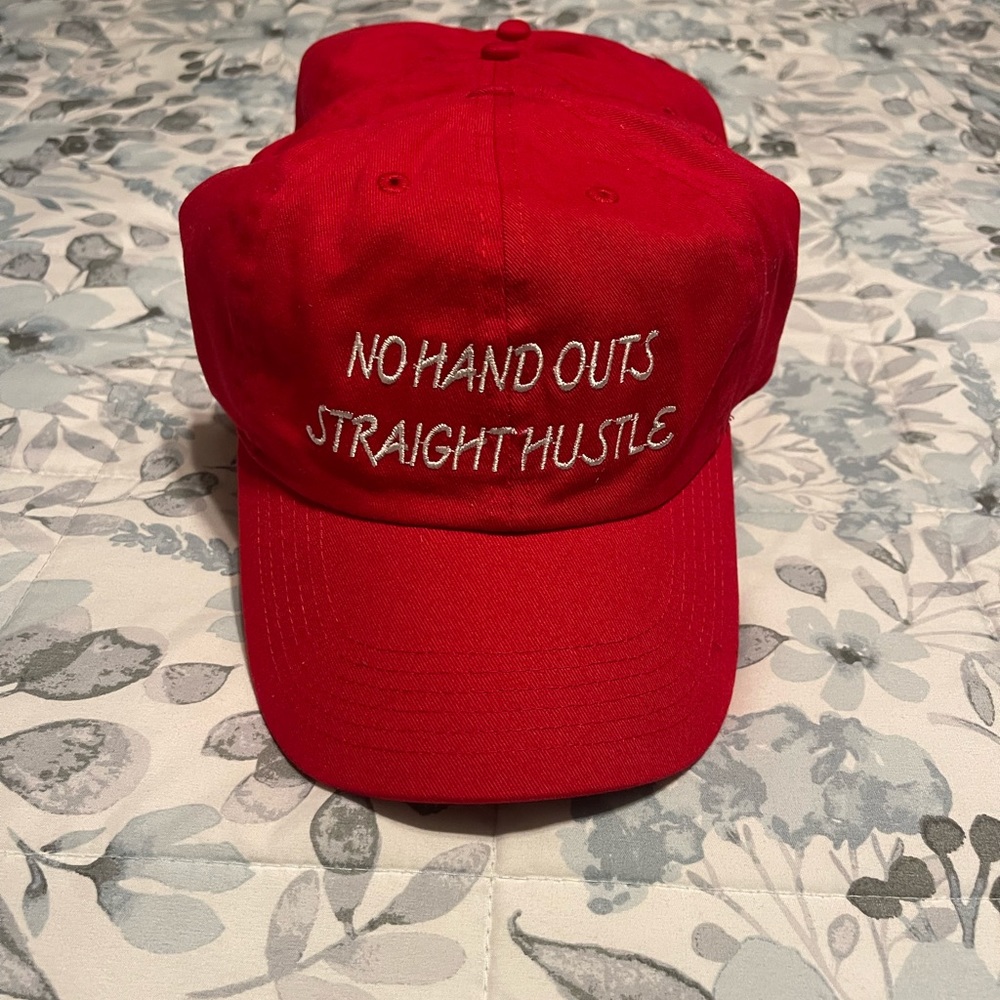 No handouts straight hustle hat
